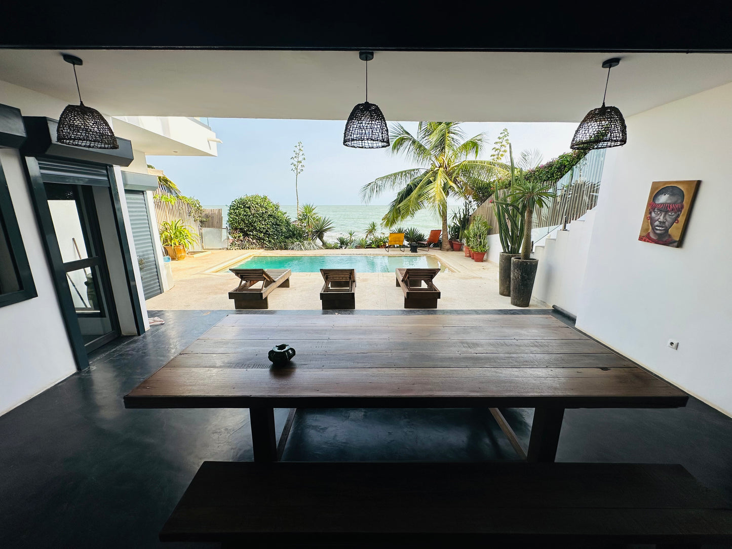Luxueuse villa "Les pieds dans l'eau" à Ngaparou