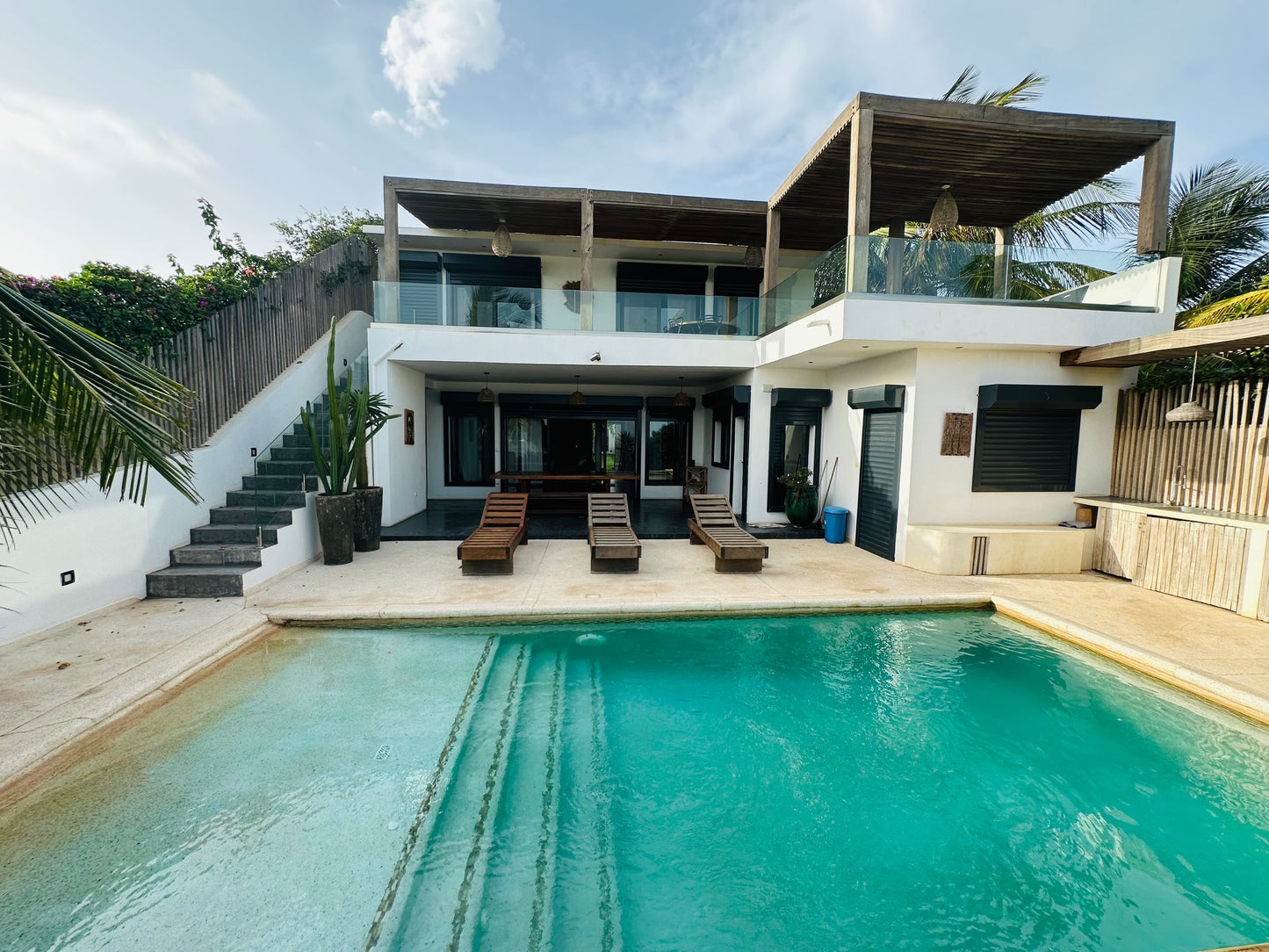 Luxueuse villa "Les pieds dans l'eau" à Ngaparou